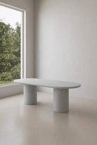 Meliora Grey Speckled Microconcrete Dining Table