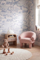 Mika Kids Mink Blush Lounge Chair