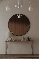 Black Round Wall Mirror (5 Sizes) Mirrors AME 120 CM 