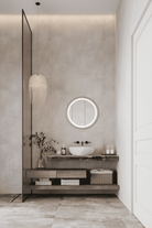 Ekin LED Gold Fr Round Mirror (5 Sizes) Homekode 60CM Diter 