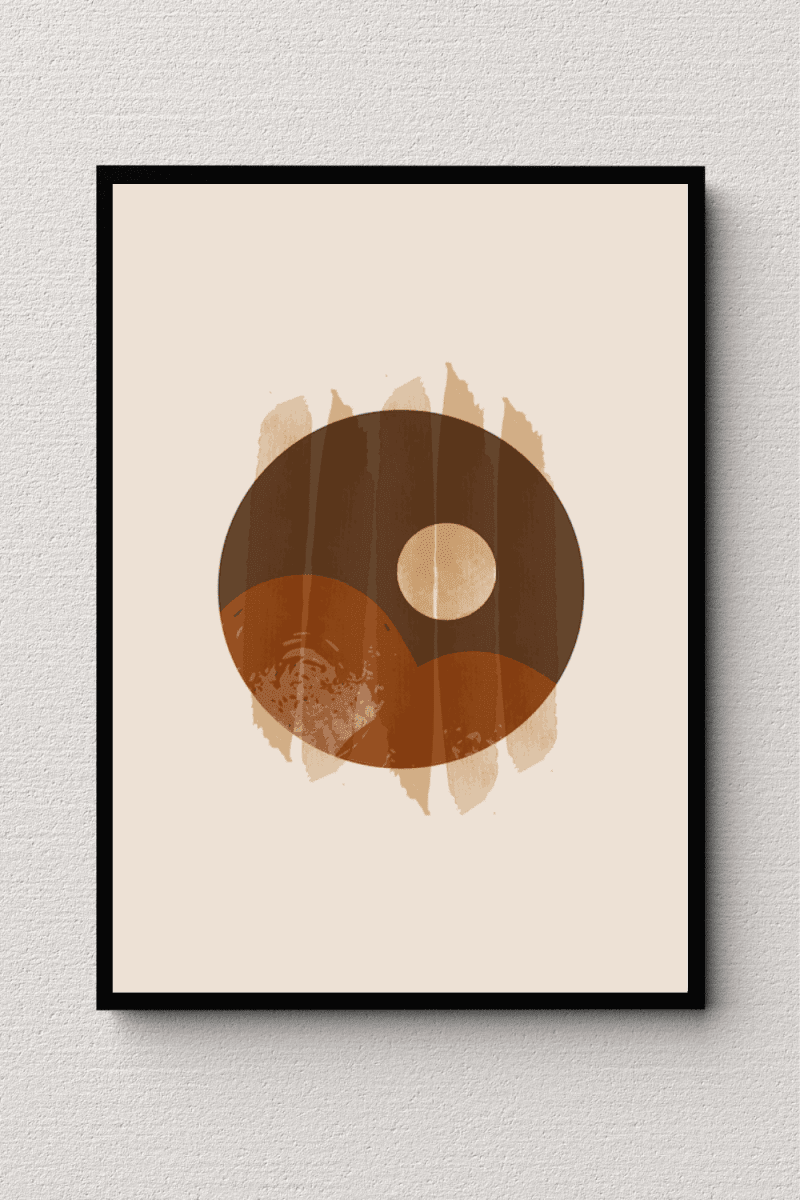 Mocha Mirage Wall Art