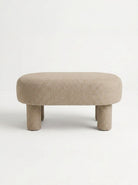 Modiva Taupe Bench Pouf