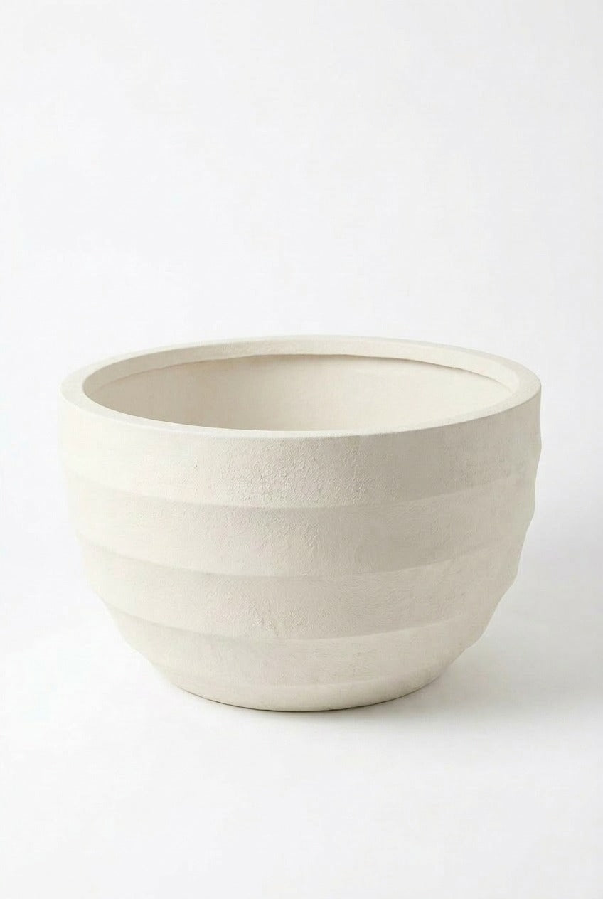 Nerox White Plant Pot
