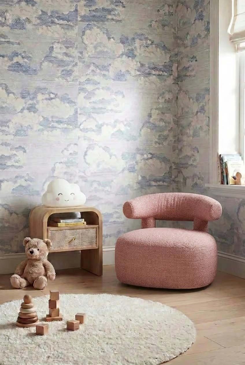 Nino Kids Mink Blush Sofa Chair