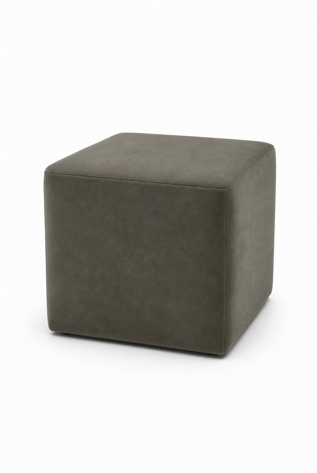 Noah Greyish Green Boucle Pouf
