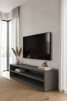 Nysa Ash Grey Microconcrete TV Unit