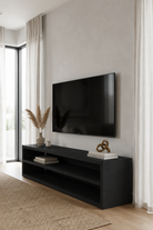 Nysa Black Microconcrete TV Unit