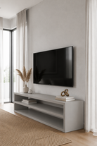 Nysa Light Grey Microconcrete TV Unit