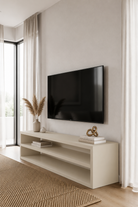 Nysa Off White Microconcrete TV Unit