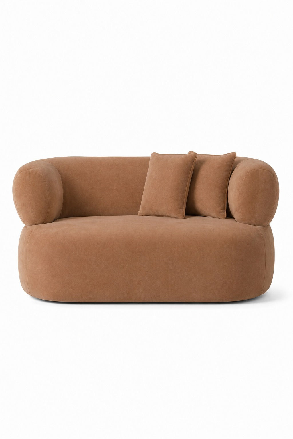 Odelia Camel Brown Sofa 2 Seater