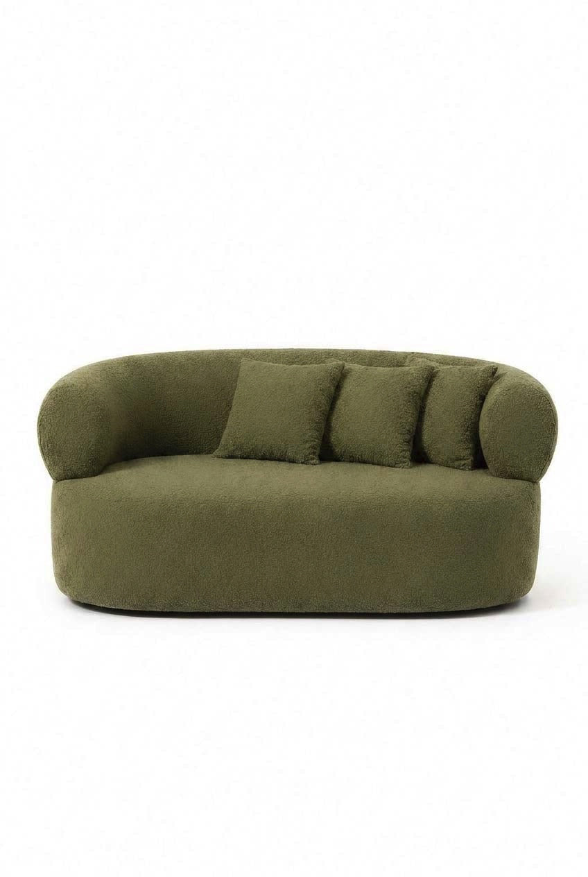 Odelia Light Olive Green 3 Seater Sofa