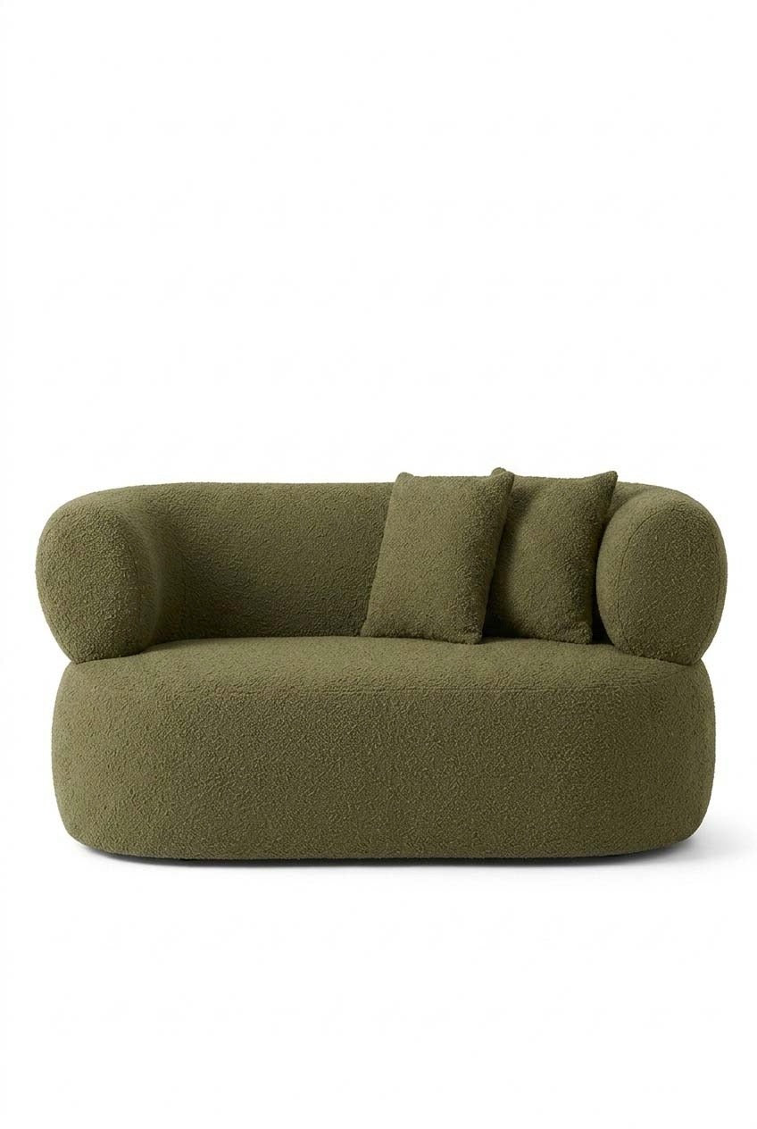 Odelia Light Olive Green Sofa 2 Seater