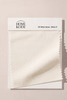 Off White Velvet - White 31
