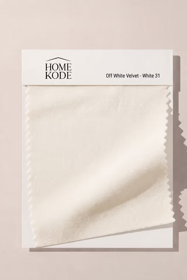 Off White Velvet - White 31