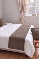 Orelisse Earthy Brown Bed Runner