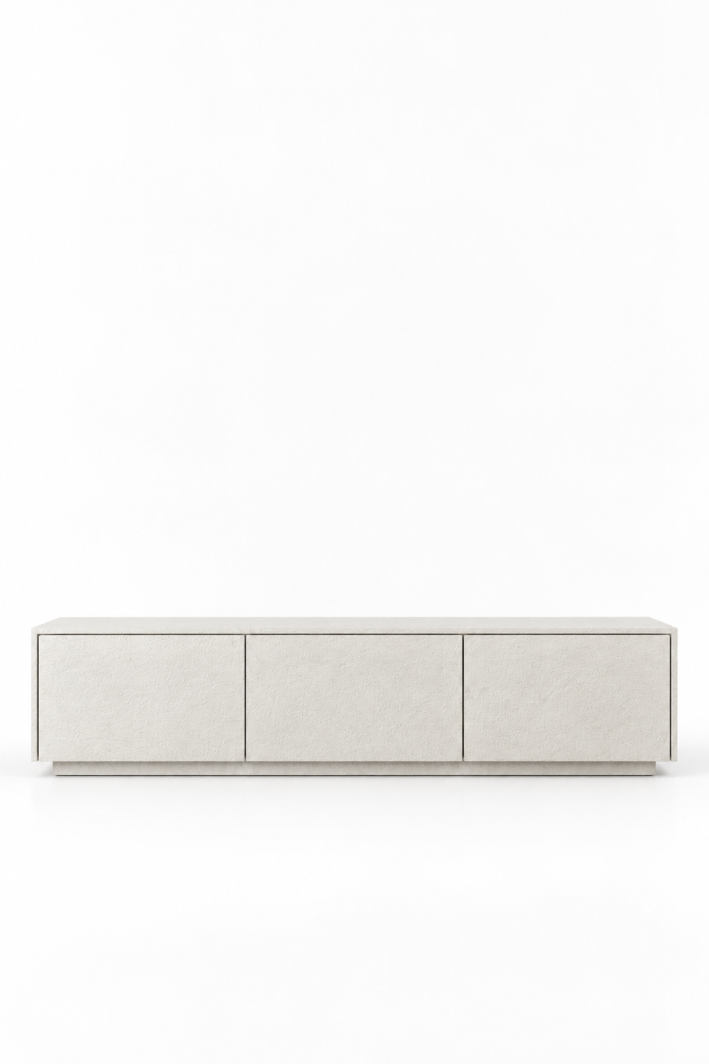 Orelvane Off White Grit Microconcrete TV Unit