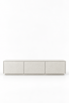 Orelvane Off White Grit Microconcrete TV Unit