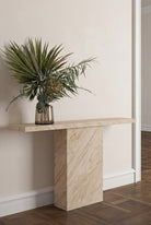 Palissandro Prestige Travertine Console Table