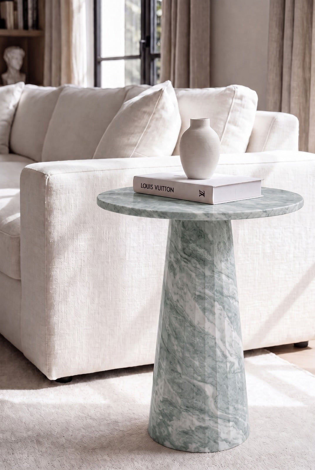 Rayne Lady Onyx Marble Side Table