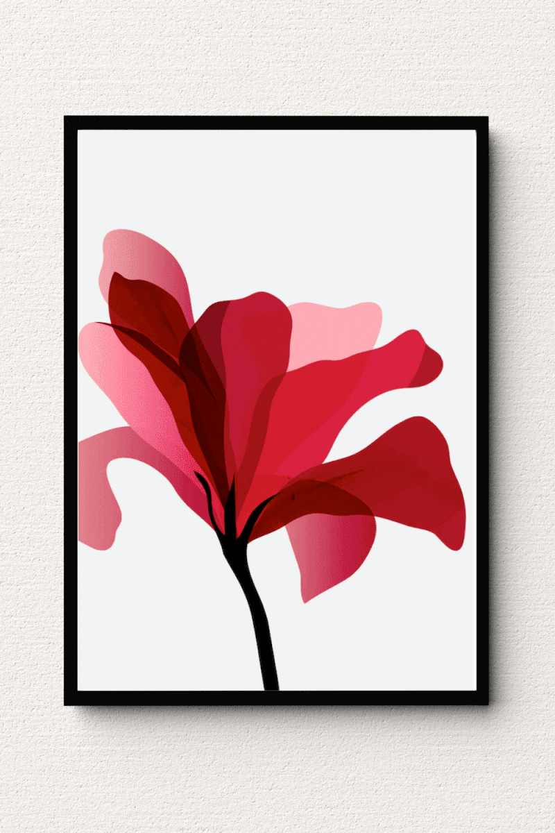 Rosy Radiance Wall Art