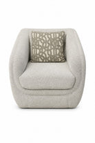 Rovyn Ivory Boucle Lounge Chair