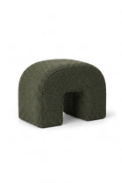 Rumi Ivory Arch Ottoman (60x45 CM)