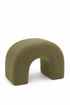 Rumi Light Olive Green Arch Ottoman (60x45 CM)