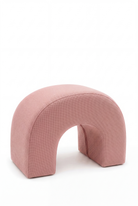 Rumi Mink Blush Boucle Arch Ottoman (60x45 CM)