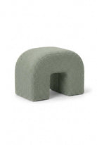  Rumi Soft Sage Arch Ottoman (60x45 CM)