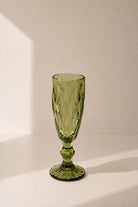 Rynessa Green Goblet Decorative Glass Vase (Set of 6)