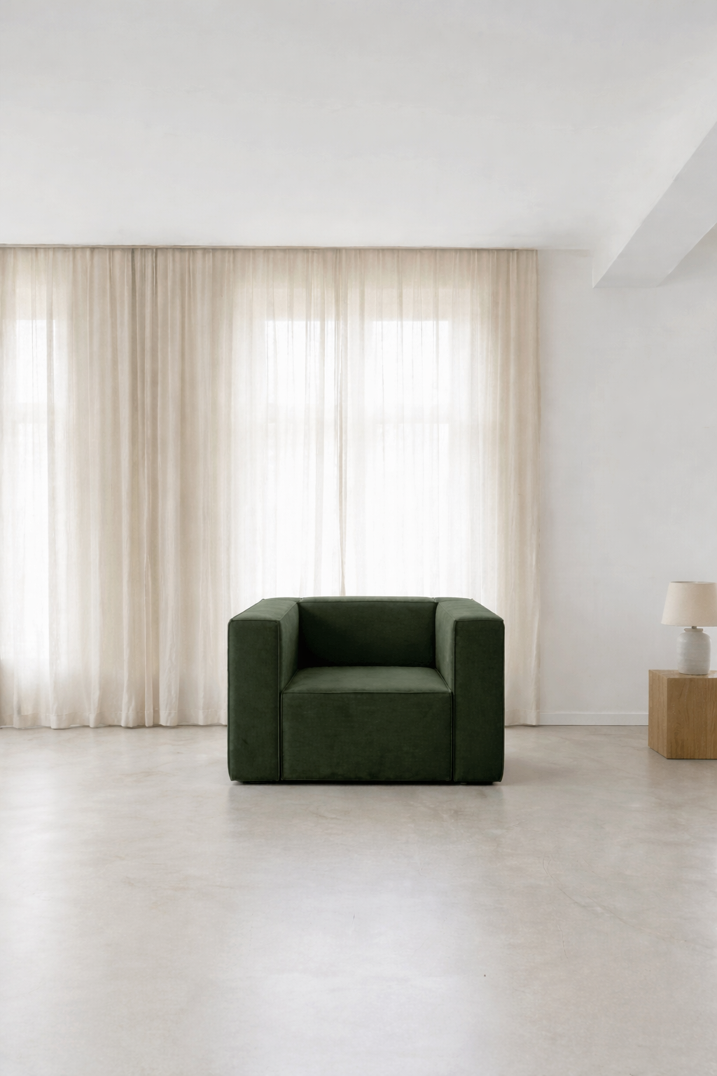 Safa Green Lounge Chair