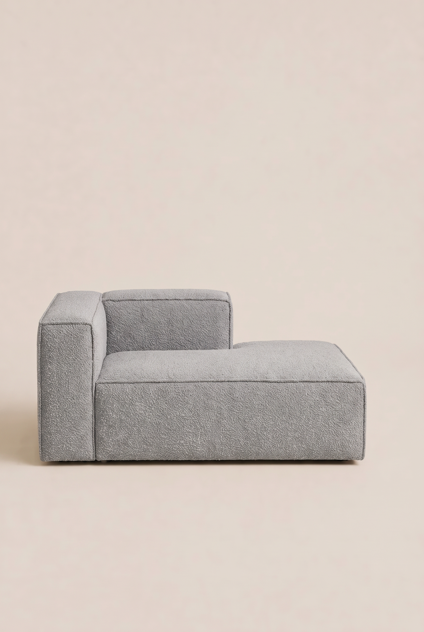 Safa Light Grey Chaise Module