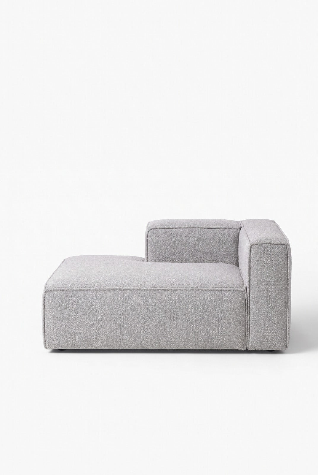 Safa Light Grey Chaise Module