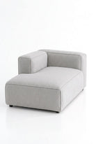 Safa Light Grey Chaise Module
