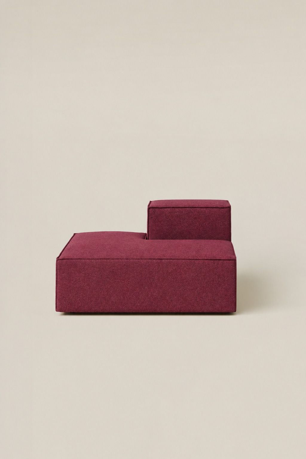 Safa Maroon Chaise Module