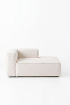 Safa Off White Boucle Chaise Module