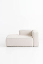 Safa Off White Boucle Chaise Module