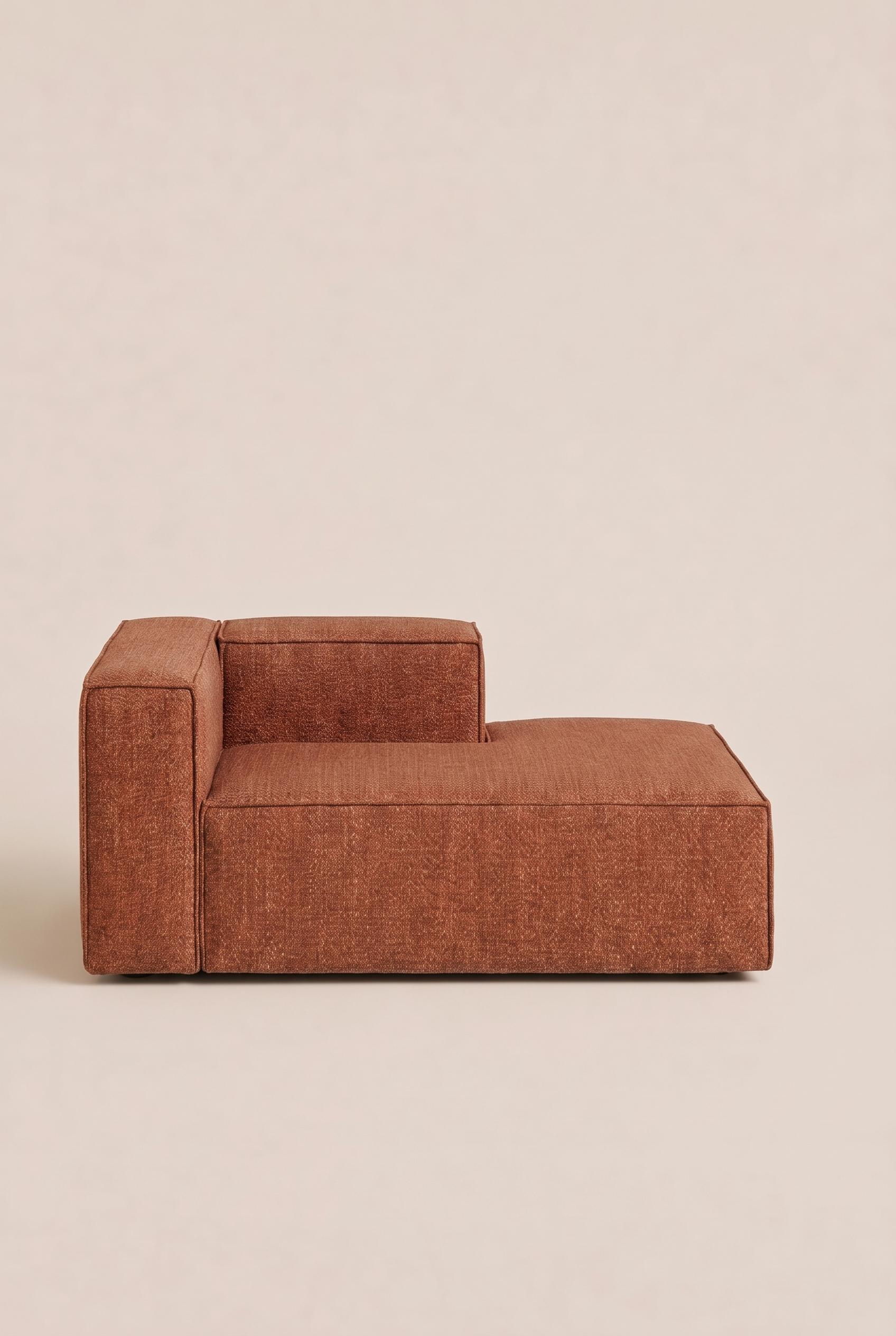 Safa Warm Terracotta Chaise Module