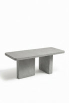 Santorini Ash Grey Speckled Microconcrete Dining Table