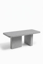 Santorini Grey Speckled Microconcrete Dining Table
