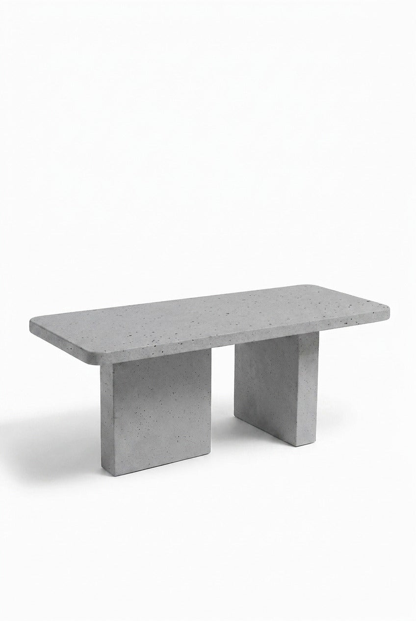 Santorini Grey Speckled Microconcrete Dining Table