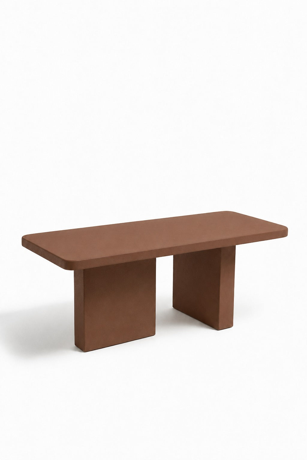 Santorini Mocha Microconcrete Dining Table