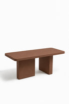 Santorini Mocha Microconcrete Dining Table