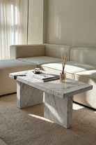 Santorini Viola White Coffee Table
