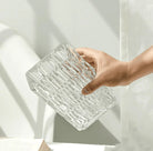 Transparent Glass Rectangle Vase (15x20 CM)