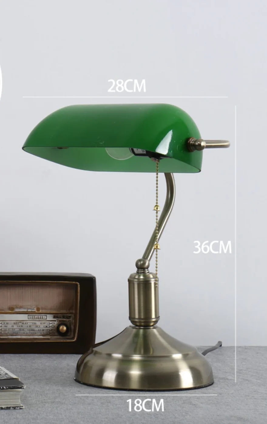 Green Vintage Desk Lamp