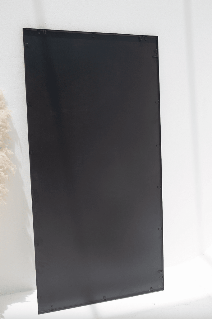 Lavinia Black Rectangular Window Mirror (180x90 CM)