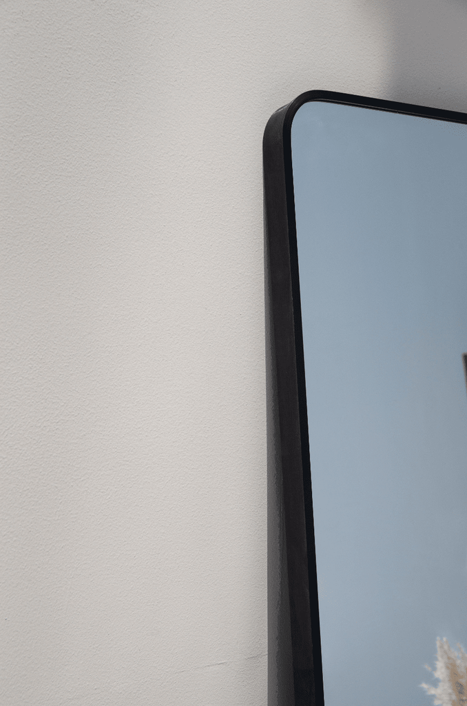 Rounded Corners Rectangular Black Mirror (60x180 CM) Mirrors Homekode 