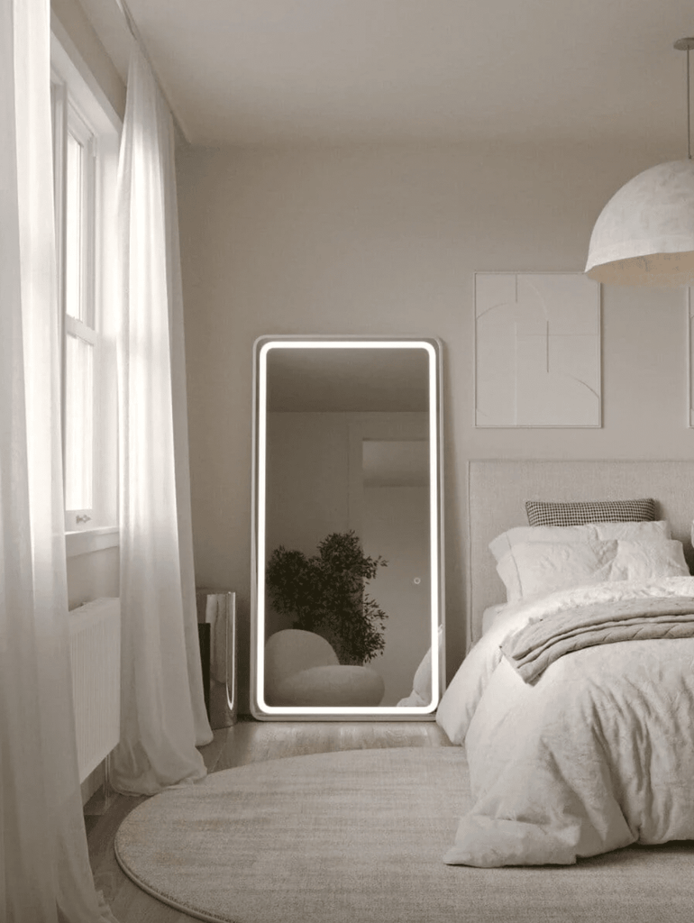 Kayla Silver Frame LED Rectangle Full Length Mirror (5 Sizes)