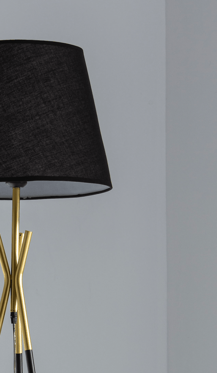 Black Tripod Floor Lamp